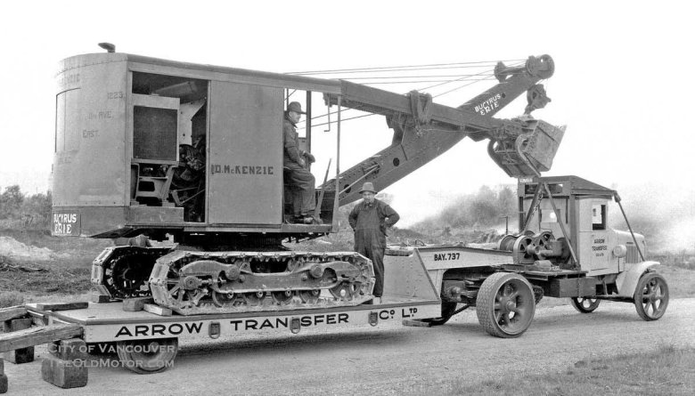 Паровой экскаватор Бьюсайрус