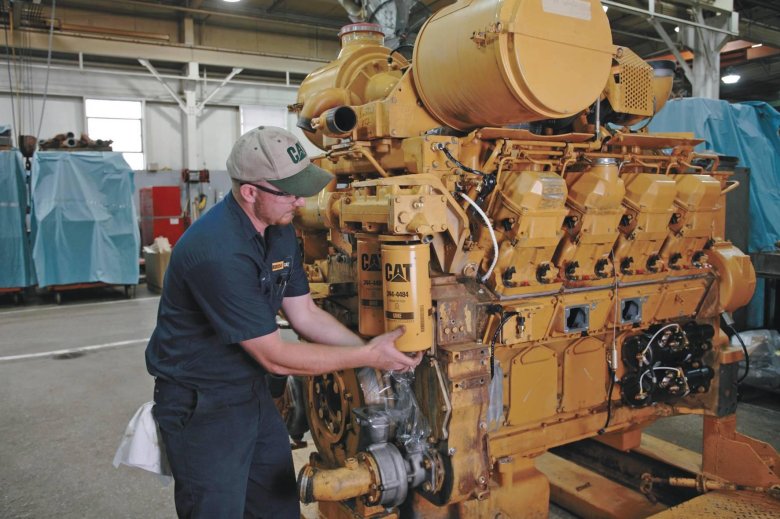 Катерпиллер двигатель судовой