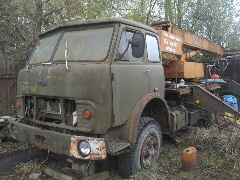 МАЗ 500 автокран