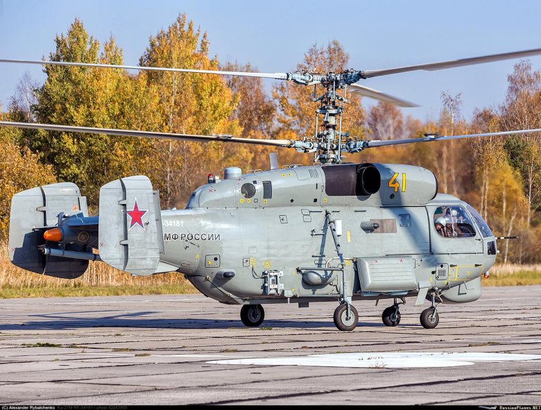 Ка-27 внутри