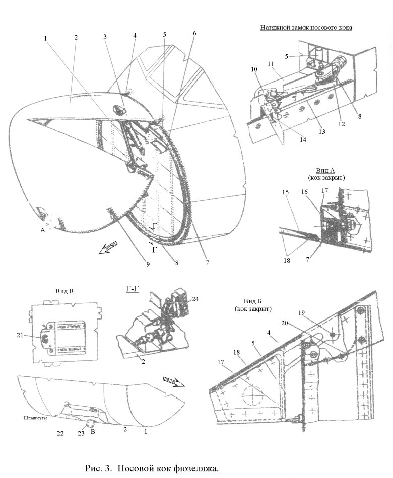 Конструкция фюзеляжа