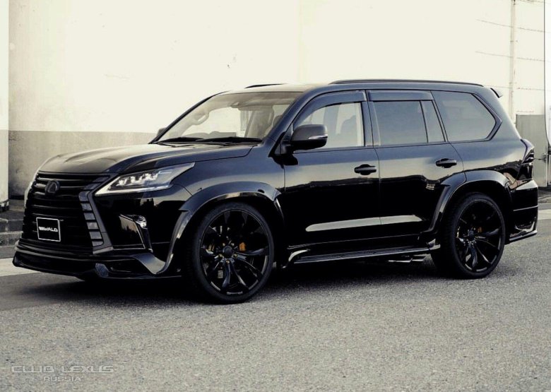 Lexus LX 570 Black Tuning