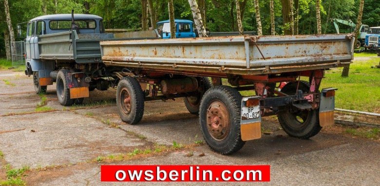 IFA W 50l самосвал с прицепом