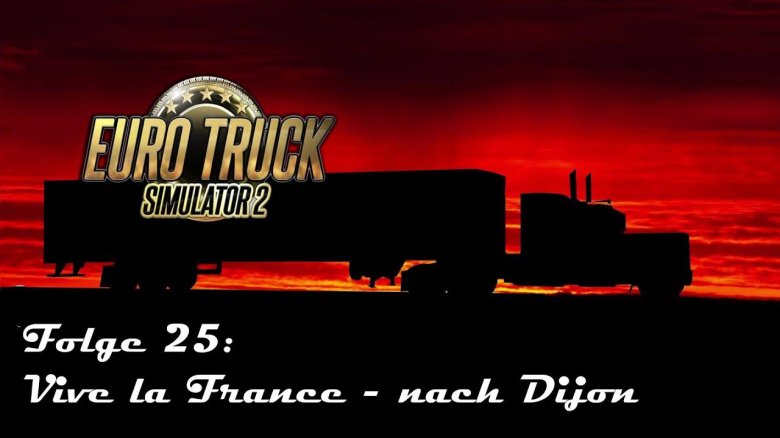 Грузовик на закате