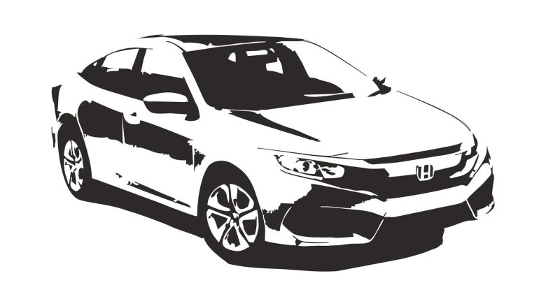 Хонда Цивик вектор