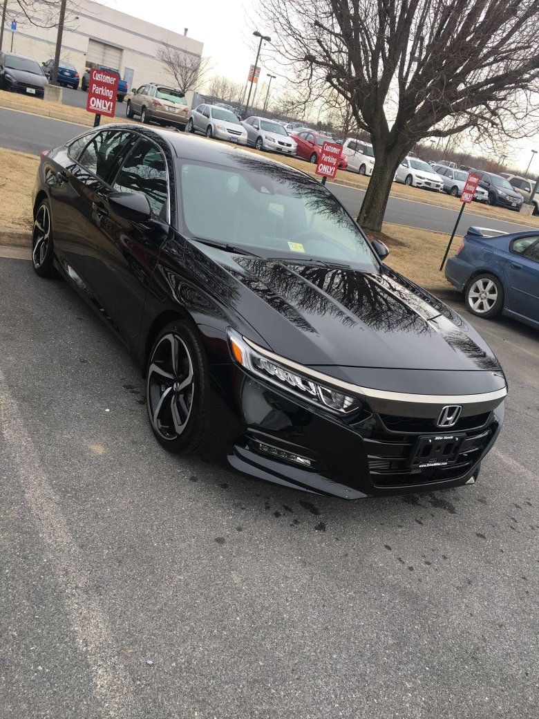 Honda Accord 2018 черная