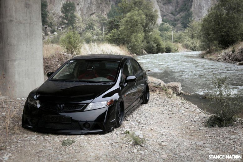 Honda Civic 10 чёрный