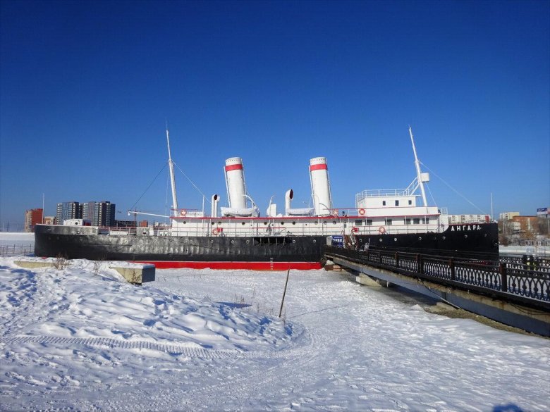 Ледокол ангара в иркутске набережная