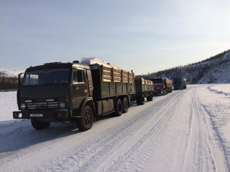 КАМАЗ 53212 С прицепом