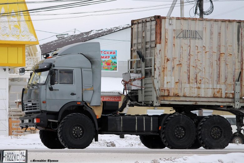 КАМАЗ 44108 тягач Якутия