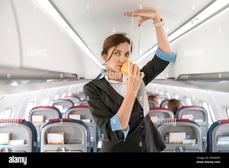 Стюард в самолете