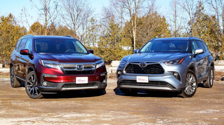 Honda pilot vs toyota highlander