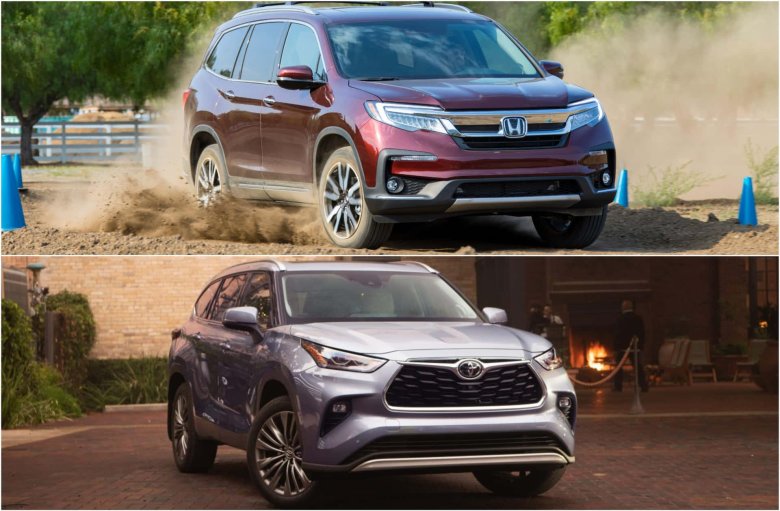 Honda Pilot vs Toyota Highlander
