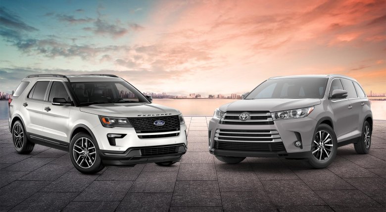Ford Explorer vs Toyota Highlander