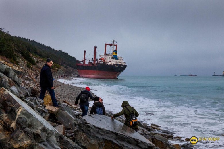 Рио затонувший корабль Кабардинка