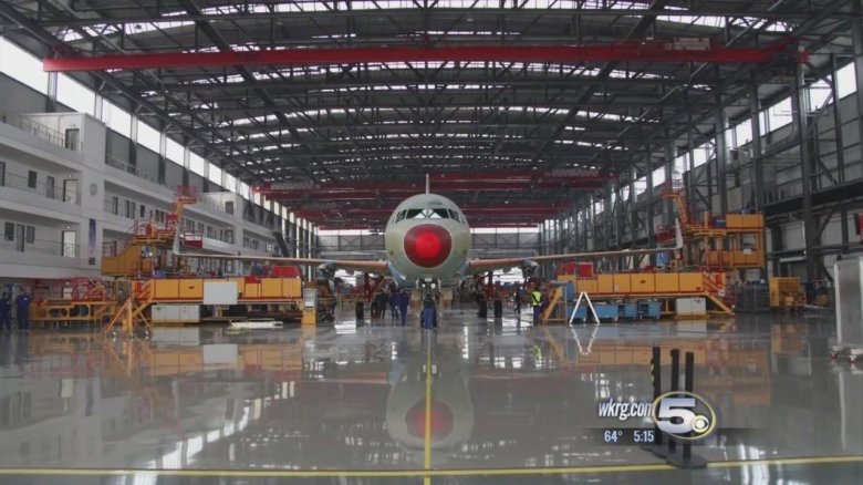 Завод Airbus в Тяньцзине