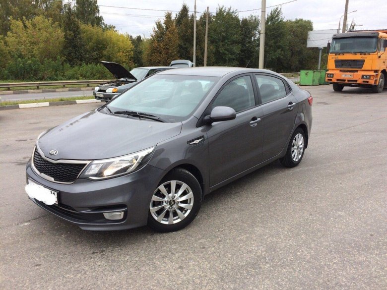 Kia Rio 2014 серая