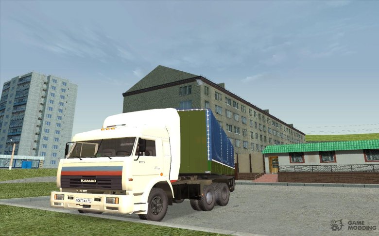ГТА Сан андреас КАМАЗ 54115 дальнобойщики
