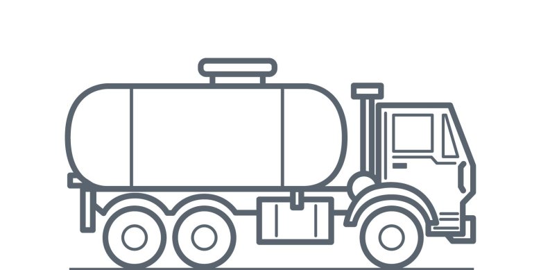 Раскраска КАМАЗ ассенизатор