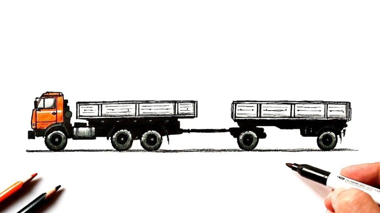 Рисунки камаз