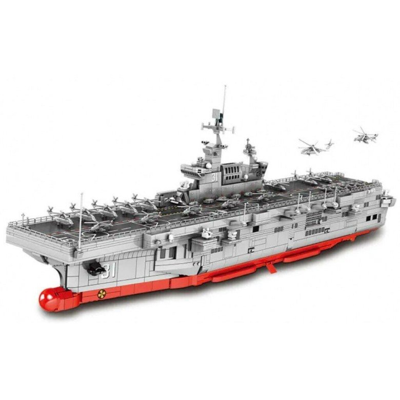 Конструктор SEMBO Block десантный корабль