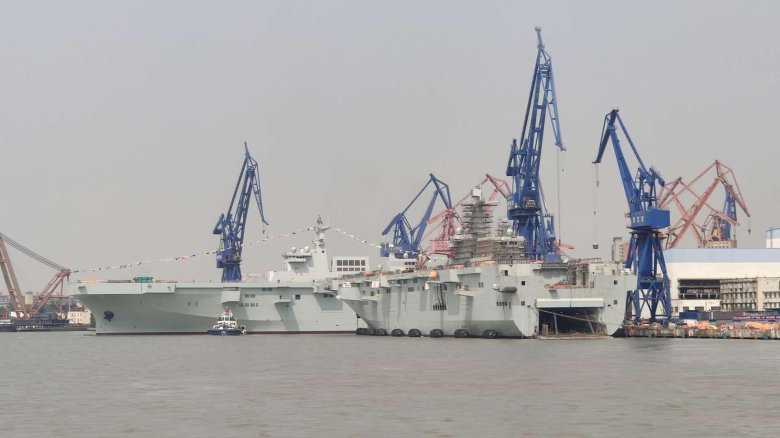 Type 075 landing Helicopter Dock