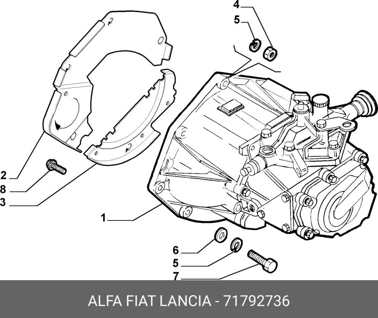 КПП Фиат Добло 1.4