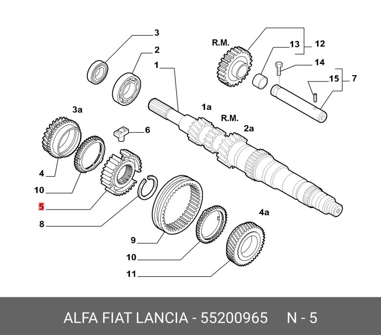 Фиат Добло 1.4 сальник первичного вала