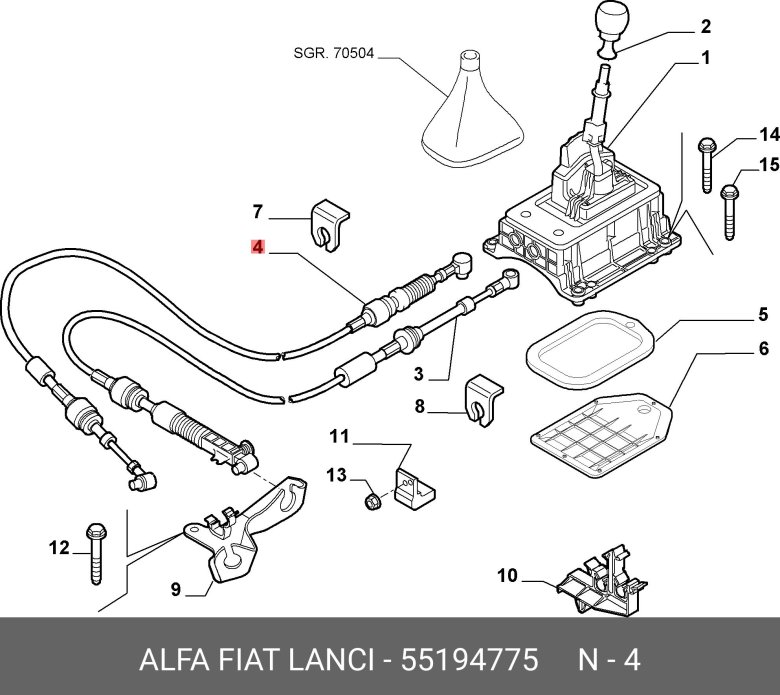 Фиат Альбеа 1.4 коробка передач схема