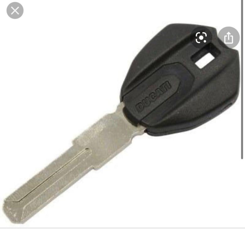 Ключ от мотоцикла Ducati