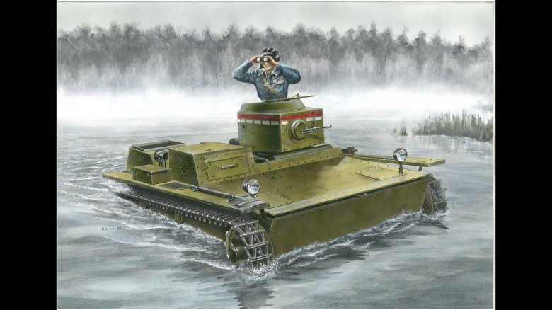 Плавающий танк т-38