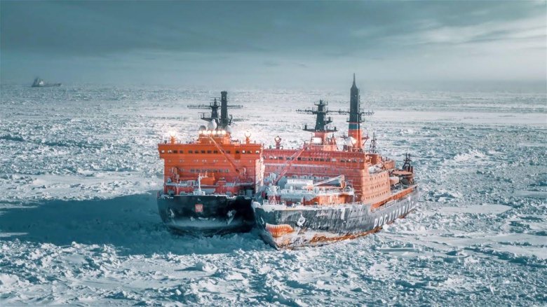 50 Лет Победы атомный ледокол