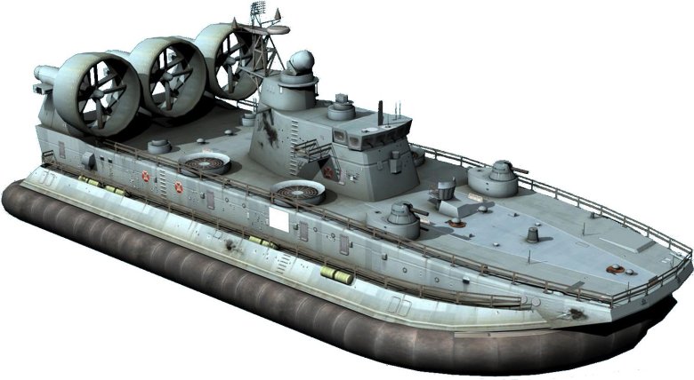 Малые десантные корабли на воздушной подушке проекта 12322