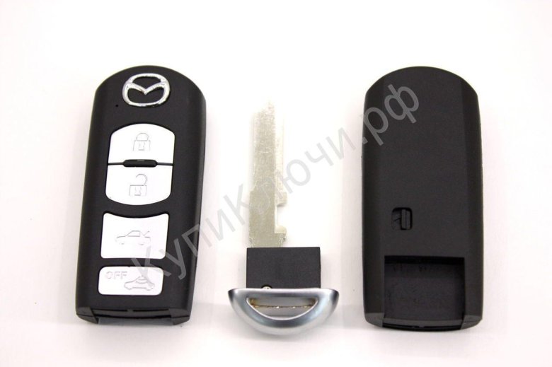 Чехол резиновый для смарт-ключа Mazda 3, 6, m2, m5, m6 (2 кнопки)