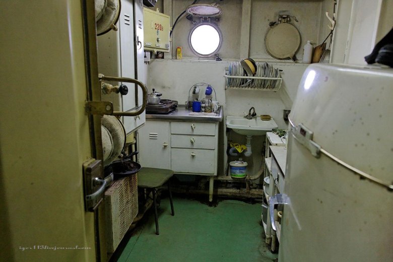 Камбуз на подводной лодке Борей