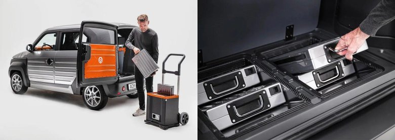 Съемные аккумуляторы для электромобиля