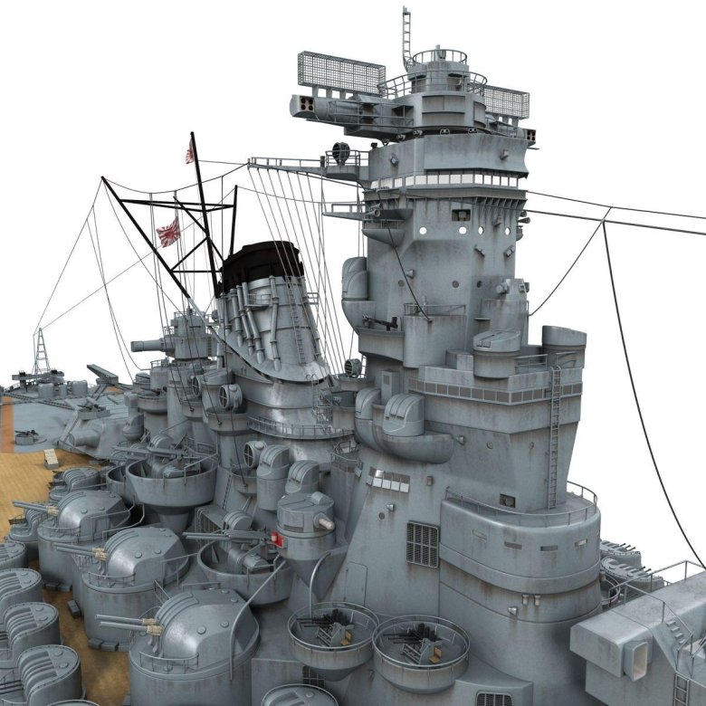 Надстройка линкора Ямато