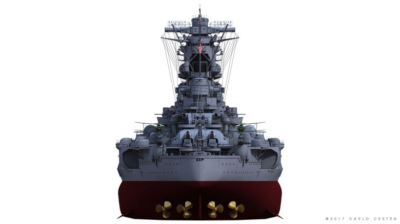 Военный корабль линкор Ямато