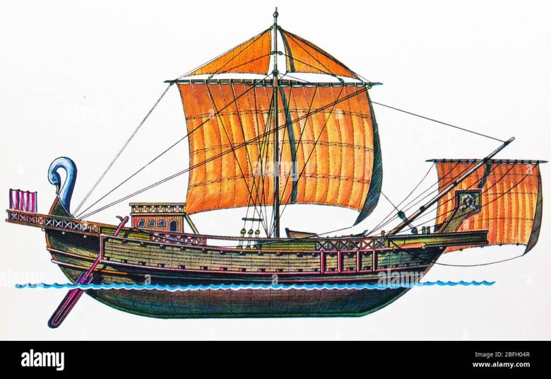 Древнеримский торговый корабль