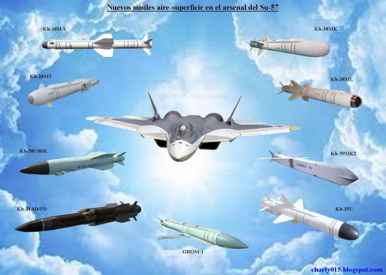 Вооружение истребителя Су - 57