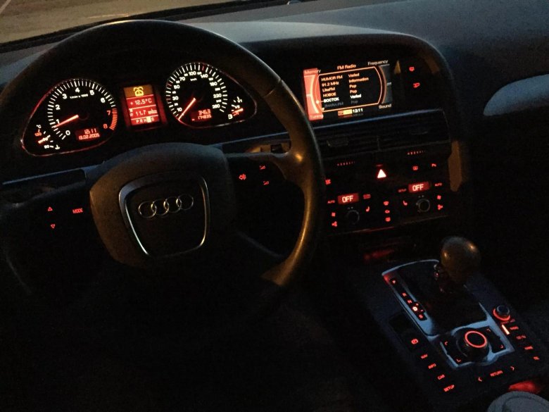 Audi a6 Interior c8 Night