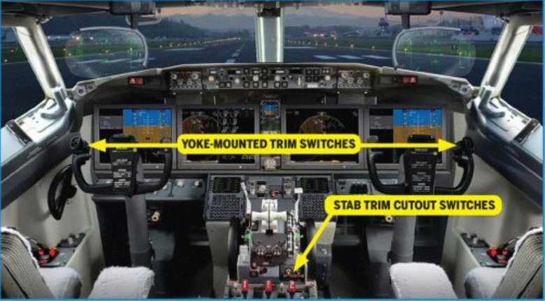Boeing 737 Max кабина