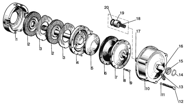 Блокировка дифференциала МТЗ 1221