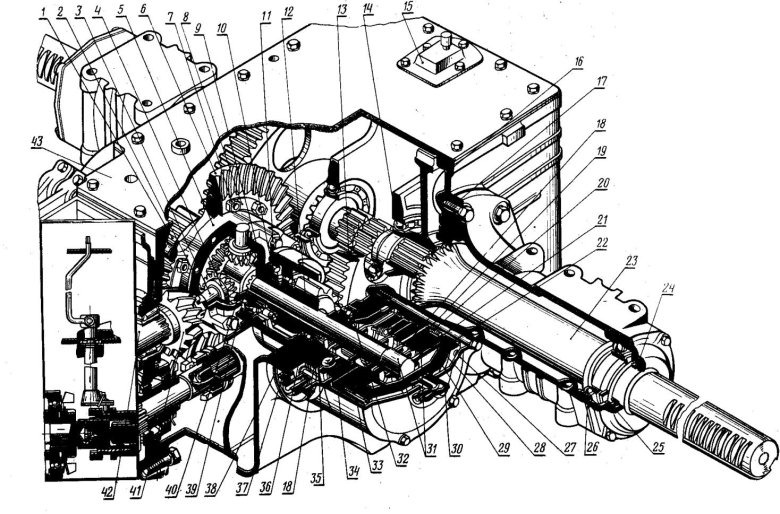 Задний мост трактора МТЗ 80