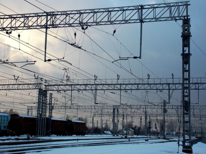 Контактная сеть железных дорог