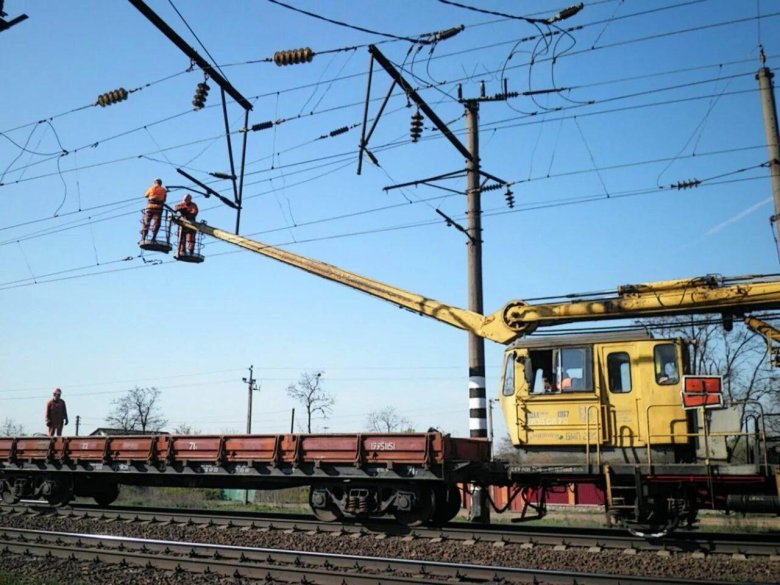 Опора контактной сети РЖД