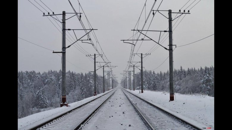 Столб контактной сети ЖД