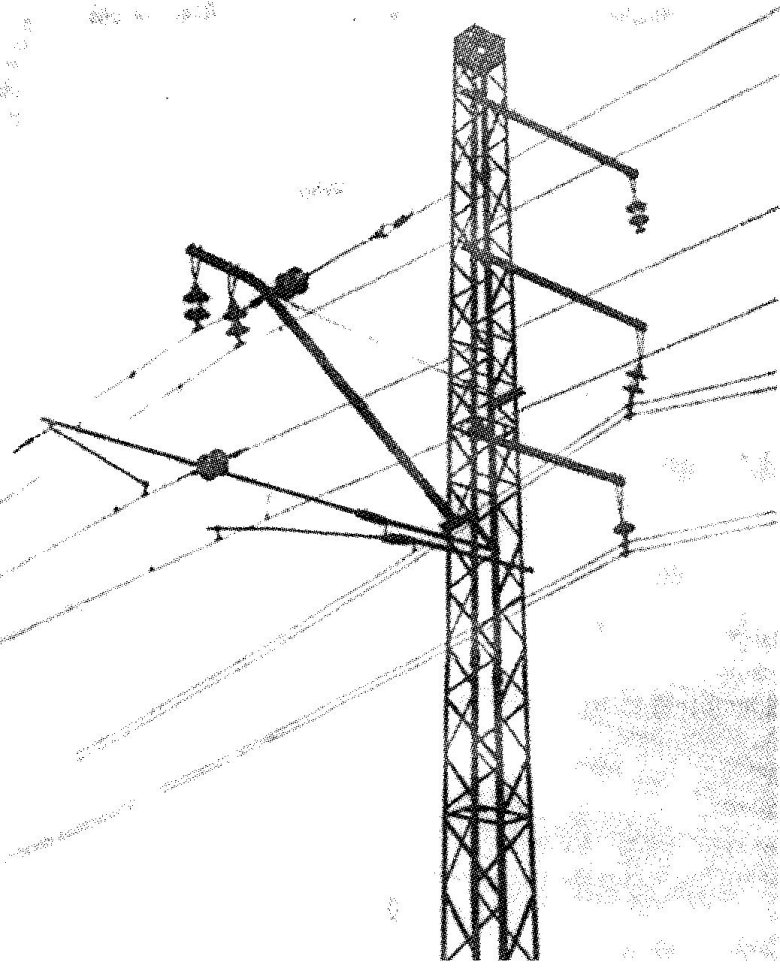 Переходная опора контактная сеть РЖД