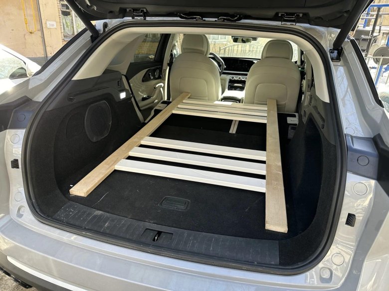 Открытый багажник