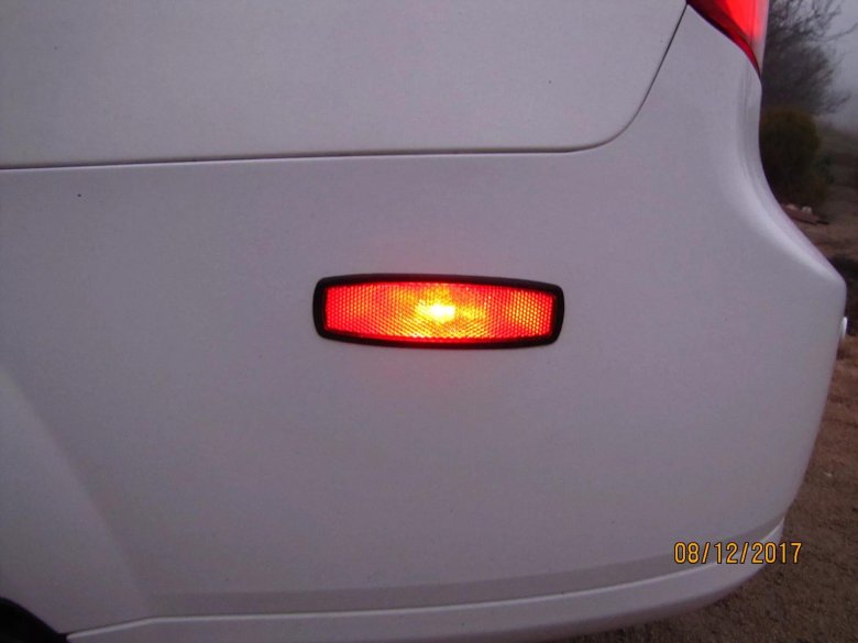 Габарит заднего бампера Аккорд 6